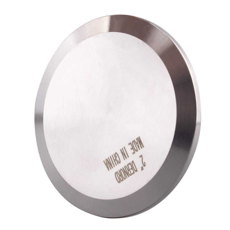 DERNORD Sanitary End Cap fits Tri-Clamp Ferrule Flange Stainless Steel 304 Fitting Clamp (2" (51mm) Tube OD) 2" (51mm) Tube OD
