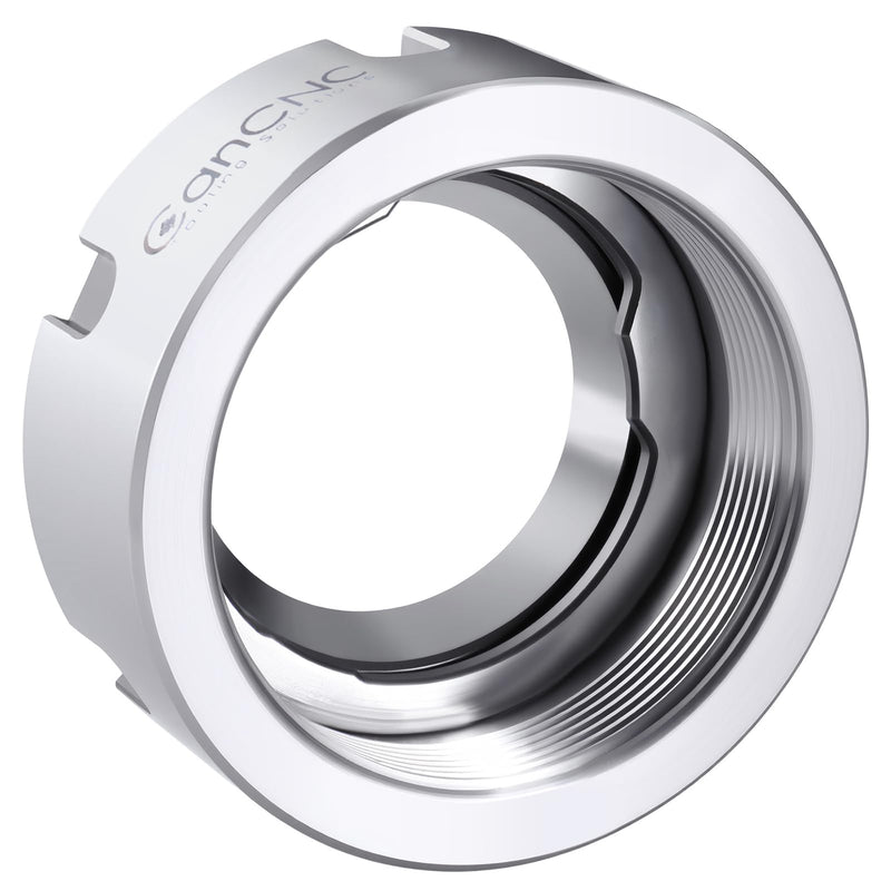CanCNC ER40 Ball Bearing Collet Chuck Nut, Slotted | M50 x 1.5-6H Thread, G2.5 Balanced at 18000 RPM, Built-In Bearing for Smoother Tightening, 0537-4000