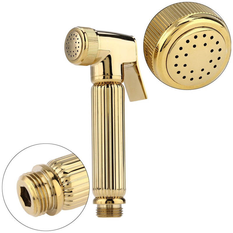 Oumefar Solid Brass Wall Mount Shower Handheld Bidet ray Diaper Kit Toilet Bathroom