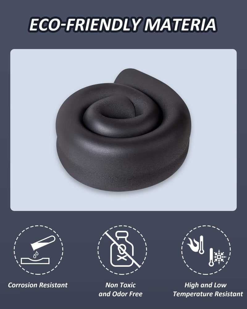 Pipe Insulation Foam Tube - Foam Tubing for AC Unit, Guitar Stands, Exercise Machine Handle and Roof Rack (1/4"ID X 3/8"TK-6Ft) 1/4"ID X 3/8"TK-6Ft