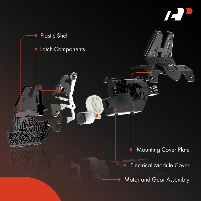 A-Premium Rear Trunk Latch Tailgate Lock Actuator FR3Z5443200A Compatible with Ford Mustang 2015-2019, Fusion 2013-2019 & Lincoln MKZ 2013-2019, Rear Tailgate Lift Gate Latch Lock Actuator