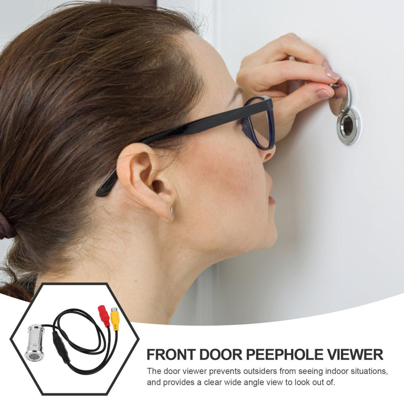 Wide Angle 800Tvl Cmos Video Door Eye Hole Camera Wired Security Peephole Viewer for Indoor Surveillance