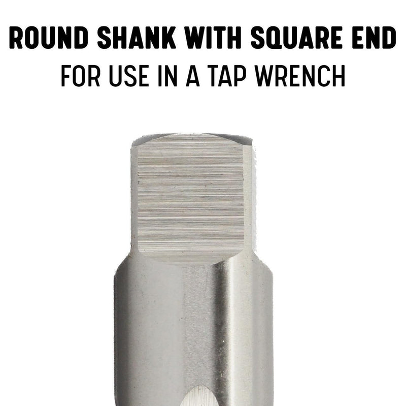 Drill America POU Series 1/8-Inch HSS NPS Tap (National Pipe Straight) and "S" HSS Drill Bit Kit 1/8-Inch-27 NPS