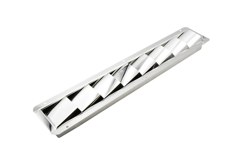 Vinland Marine 304 Stainless Steel Louvered Vent, Boat Cover Vent, Shipping Container Vent, Boat Cabin Accessories, Hood louvers, Marine Engine Compartment