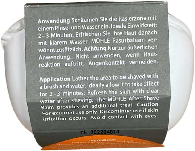 Muhle porcelain shaving bowl (with shaving soap) SEA BUCKTHORN (RN2SD) - NewNest Australia