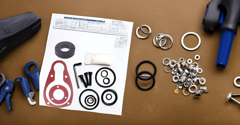 ORK6 Repair Kit, 105043 Bumper Compatible with Bostitch MIIIFN MIIIFS,MFIII, MF-200, MIII886, O-Ring Repair Kit, Nailer Rebuild, Flooring Stapler Repair Kit.