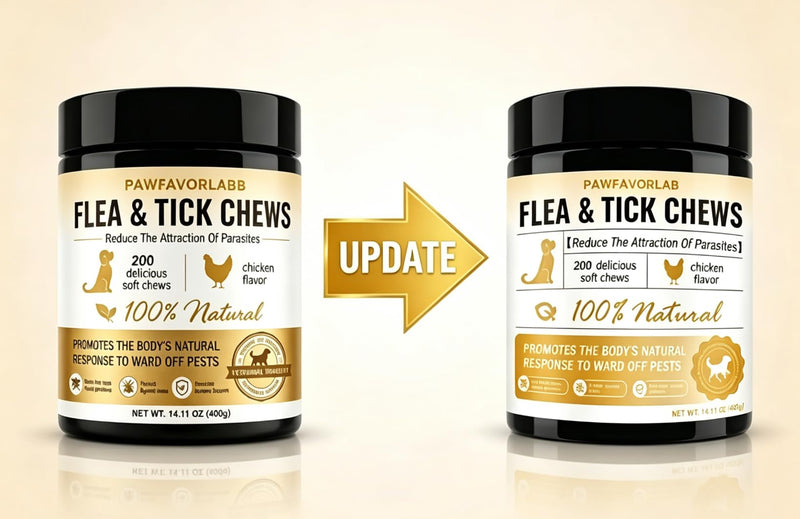 Tick Treatment Chews for Dogs - Natural Oral Prevention & Treatment with Garlic & Flaxseed - Chicken Flavor Soft Chews for All Ages - 200 Count