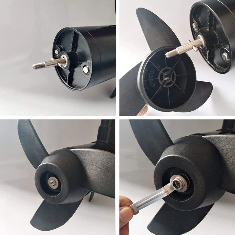 3 Blade Electric Trolling Motor Outboard Propeller Kit for 28lb 36lb 46lb Trolling Motors Accessories