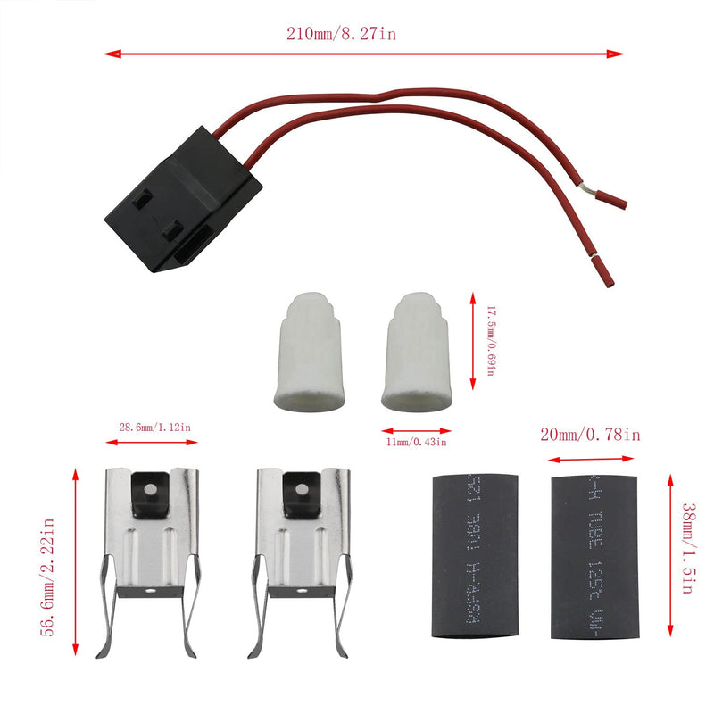 ERR117 Range Burner Receptacle Kit CHENJIN 1Set Stove Element Plug Block Terminal For Electric Stove Range Burner Receptacle Kit 330031 814399,5303935058,RR109,AP3075808