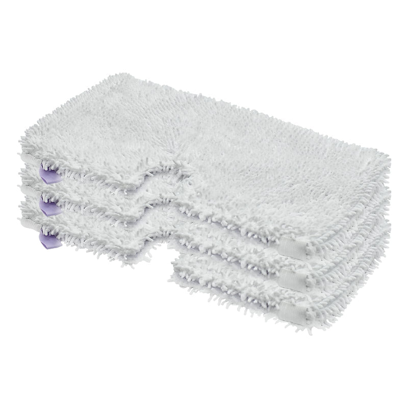 3 Pack Steam Pocket Mop Replacement Pads for Shark S3501 S3601 S3550 S3901 S3801 S2901 S2902 S3501S S3601C SE450 S3901D S3455K,Microfiber Steam Mop Pad Replacement,Reusable Mop Pads for Floor Cleaning White