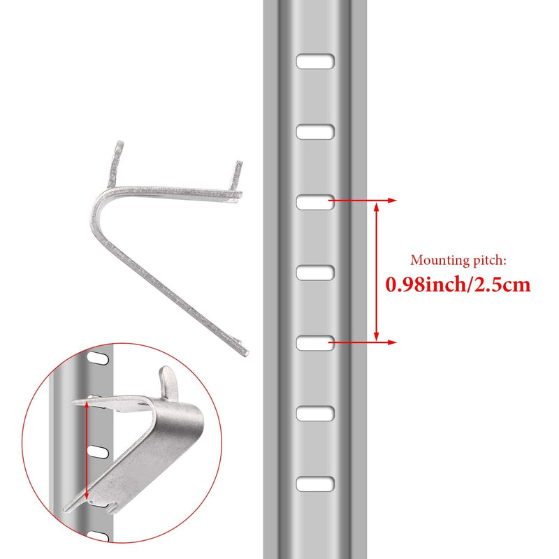 920158 Refrigerator Shelf Clips Freezer Cooler Shelf Support Commercial Replacement Rack Clips Buckles for Fridge Parts 16