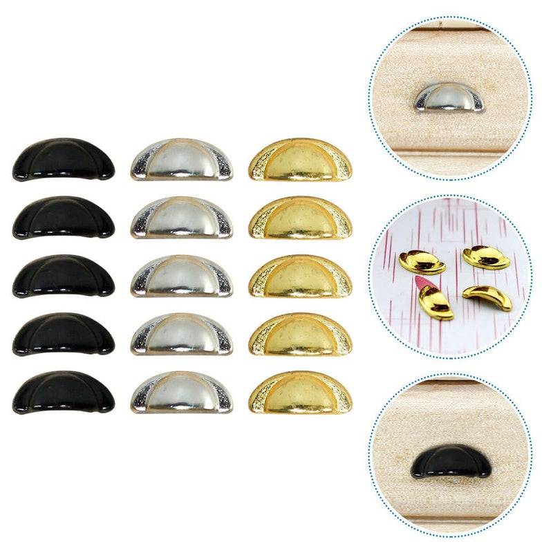Yardwe 30 Pcs Wood Knobs for Cabinets and Crafts Miniature 1 12 Scale Dollhouse Drawer Handles Small Furniture Pulls for Mini Furniture Accessories 0.9x0.4cmx2pcs As Shownx2pcs