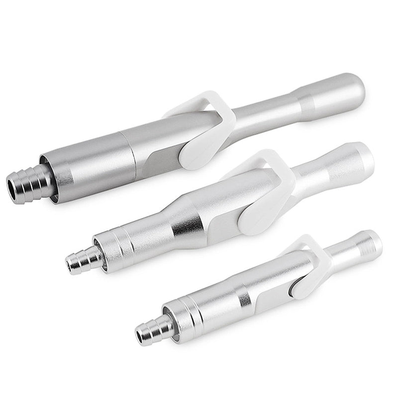 Dental Saliva Ejector Suction Valve Adapters 6 Pack, Universal HVE/SE Tip Adaptor with Strong & Weak Suction Control, Autoclavable Aluminum Dental Suction Valves for Dental Clinic Lab