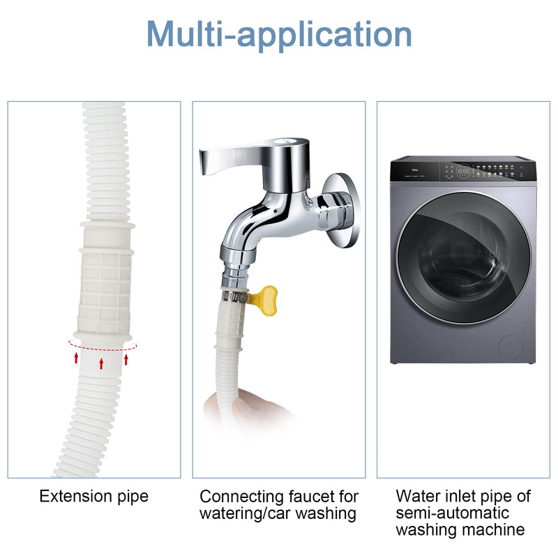 20 ft Portable AC Drain Hose, Air Conditioner Drain Hose for Mini Split 20 FT
