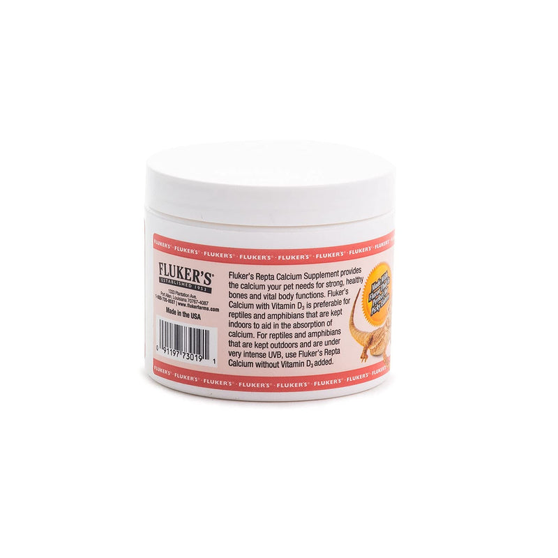 Fluker's Strawberry Banana Flavored Repta Calcium with Vitamin D3, 4 oz 4-Ounces - PawsPlanet Australia