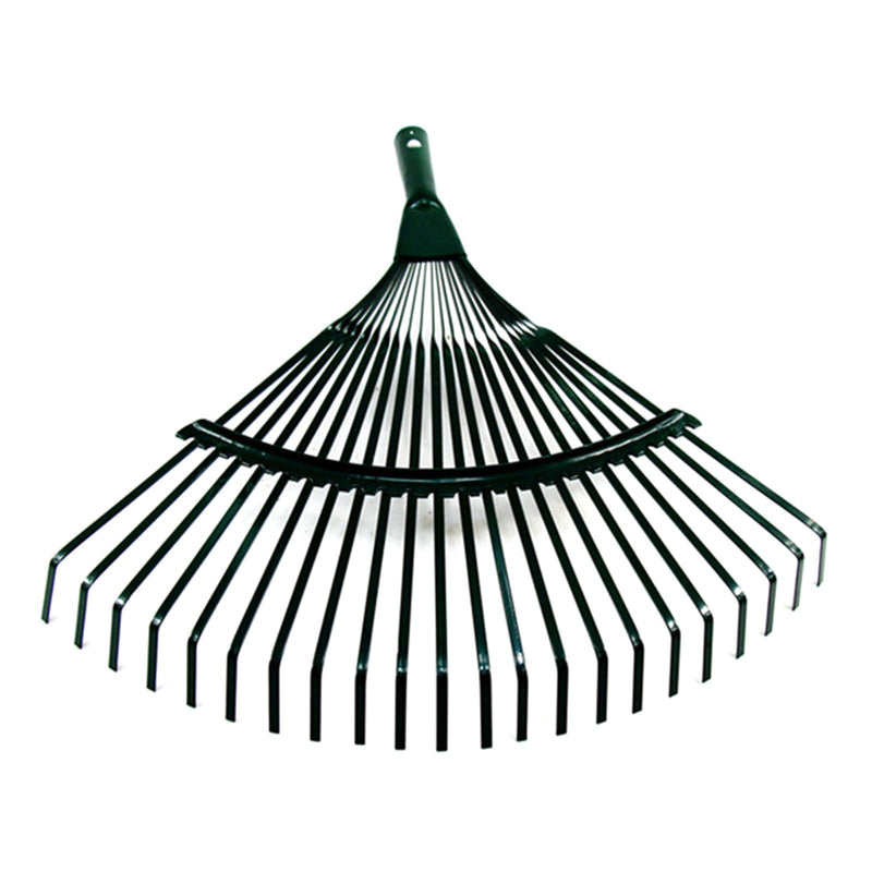22 Teeth Heavy Duty Steel Metal-Rake for Head High Carbon Steel Lawn Leaves Garden Garden Tools without Handle Home Tool