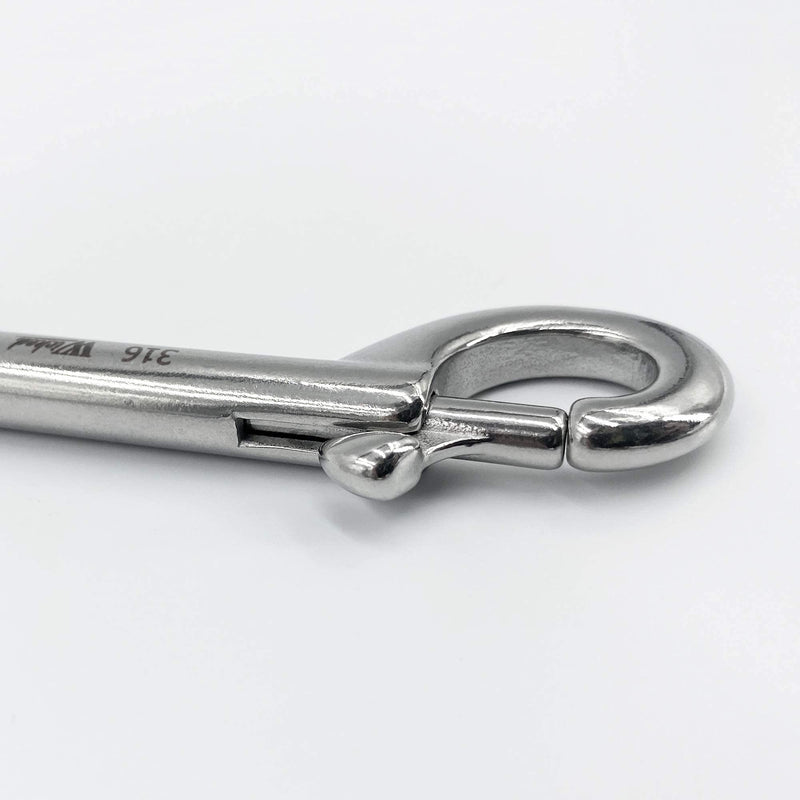 WICKED 316 Stainless Steel, Marine Grade, Double Ended Snap Bolt - 3 1/2” (90mm) - 6 Pack