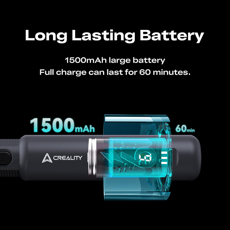 Creality Cordless Rotary Tool Kit, Multi-Functional 6 Variable, High Speeds Max 18000 RPM, 1500mAh Long Battery Life, Cordless Handheld, Portable Storage