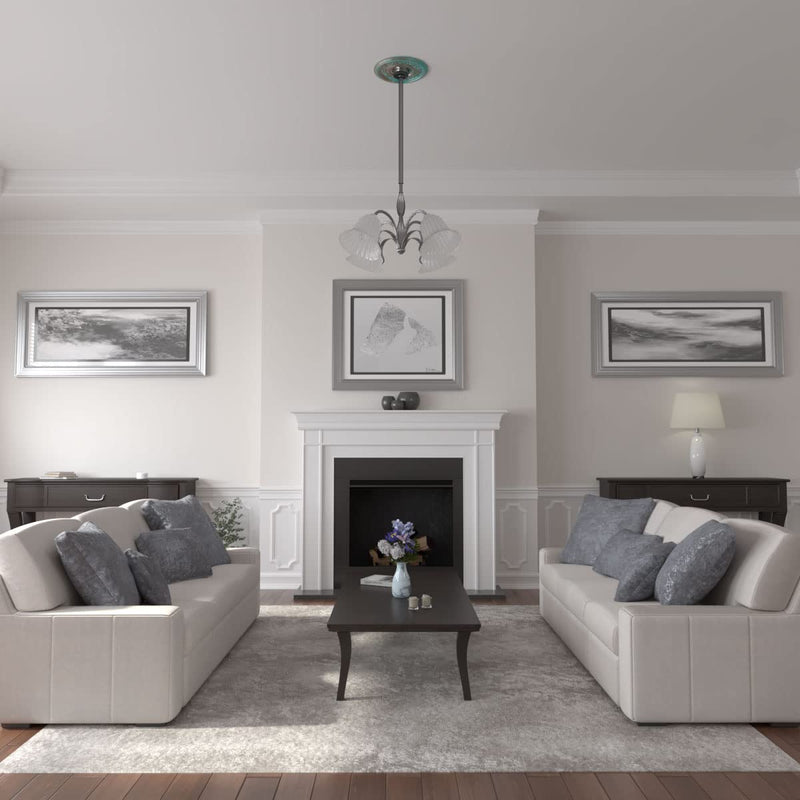 Ekena Millwork Marseille Ceiling Medallion, Copper Green Patina Copper Green Patina (Metallic Series)