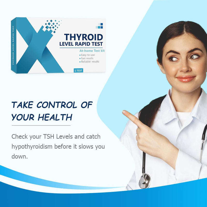 Thyroid Testing Kit - At-Home Collection Kit - Rapid TSH Test Kit - Accurate and Reliable TSH Test - Accurate Results in 15–20 Minutes
