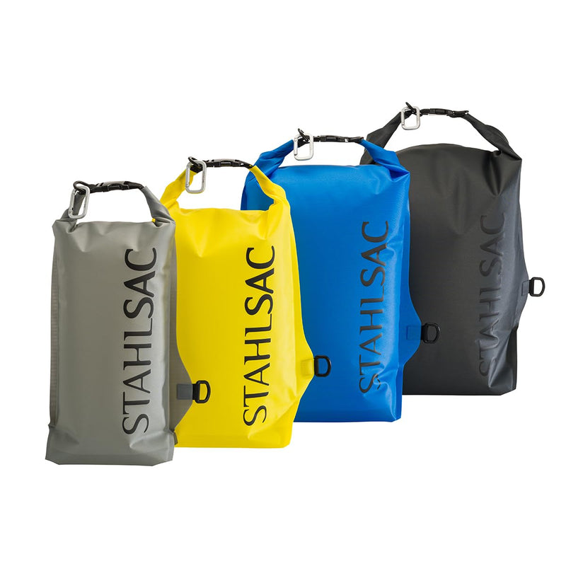 Stahlsac Abyss Drylite Dry Bag 6L in Light Grey | Durable Waterproof Bag | Lightweight Dry Bag for Boating, Hiking, Kayaking, & Rafting | Tested for Enhanced Durability | Removable Straps