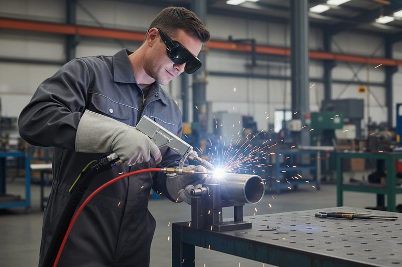 LaserPair OD8+ DIN4 900-1100nm Laser Safety Glasses, black Frame #52 for Fiber Laser & Handheld Laser Welding