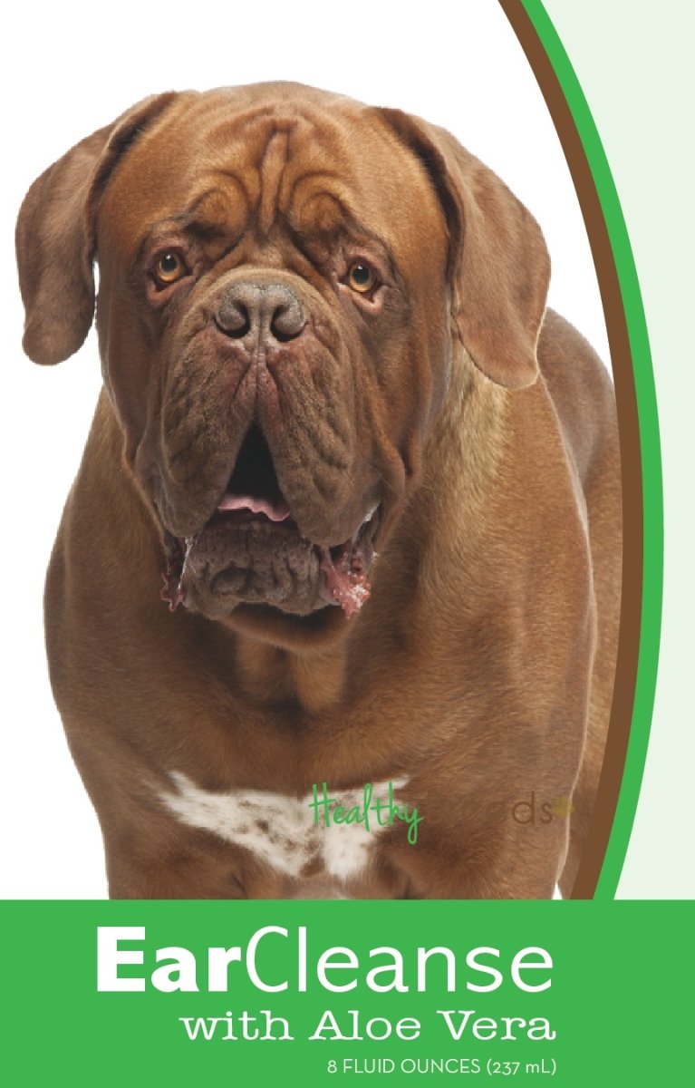 Healthy Breeds Dogue de Bordeaux Ear Cleanse with Aloe Vera Cucumber Melon 8 oz