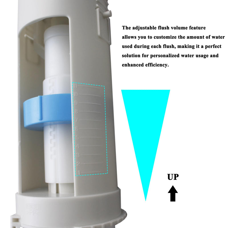 Toilet Flush Valve Replacement Part THU224 Compatible with TOTO Aquia Series Toilets Two-Piece Models CST414M / CST416M