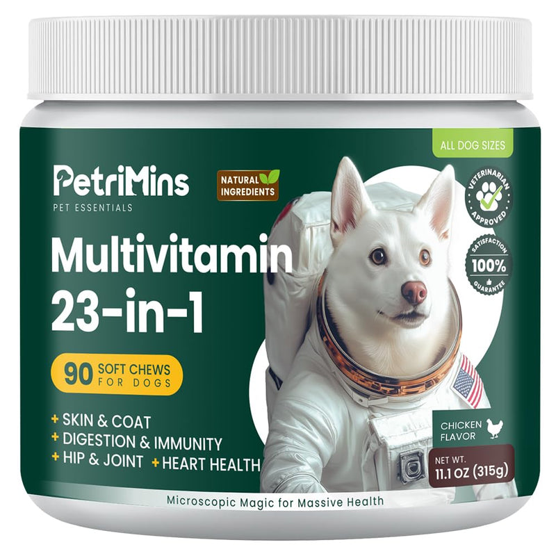 Advanced Probiotic for Dogs+PetriMins 23-in-1 Multivitamin for Dogs