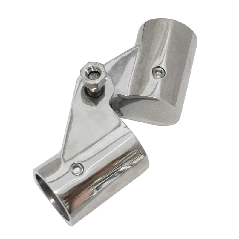 NRC&XRC 316SS Boat Tube Connector,Boat Rail Fittings Folding Swivel Connector for 3/4INCH O.D. Tube/Pipe of Marine Boat Yacht