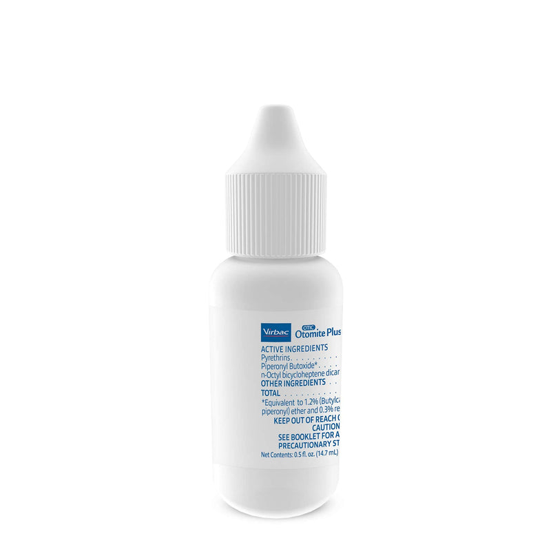 Otomite Plus Ear Mite Treatment, 0.5-Ounce - PawsPlanet Australia