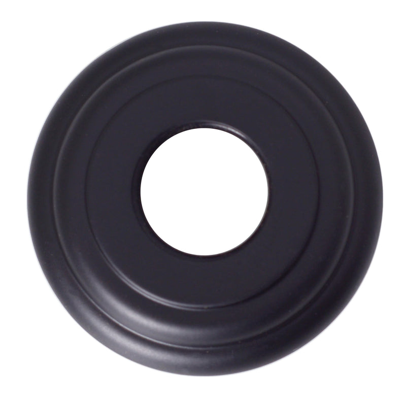 Westbrass 1/2" IPS x 24" Ceiling Mounted Shower Arm with Flange, Matte Black, D3624A-62 1 Pack