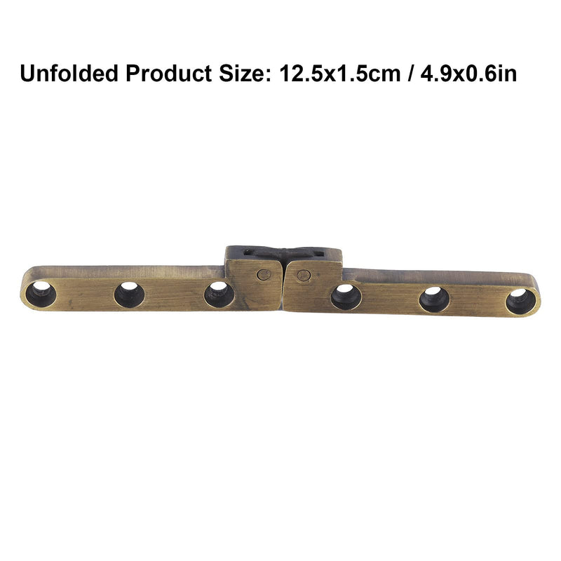 Folding Butt Hinge 90 Degree Folding Butt Hinge Butt Hinges for Cabinet Doors Flap Small Door Hinge Strap Home Furniture Hardware Accessory for Cabinet Gate Closet