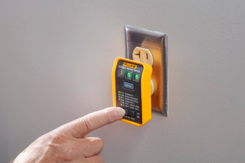 Fluke ST120+ GFCI Socket Tester with Audible Beeper - NewNest Australia