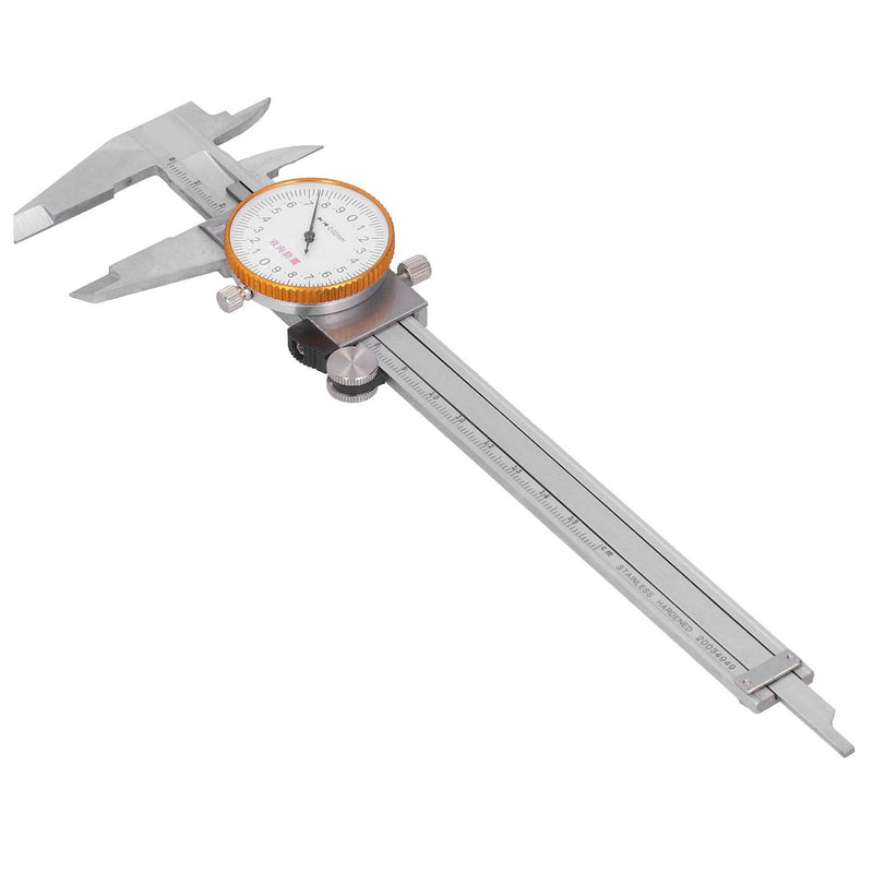 Dial Caliper Vernier, Caliper, Vernier Caliper Gauge Stainless Steel, Metric Caliper, Micrometer, 0.02 Double Shock Stainless Steel Manual Measuring Tool 0‑150mm, Caliper Measuring Tool
