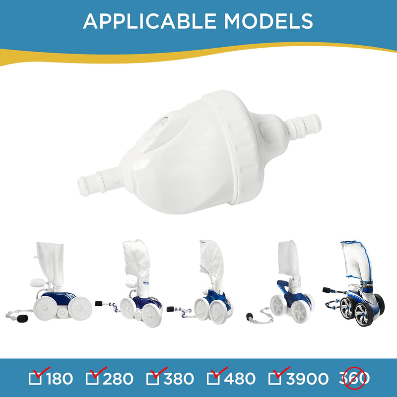 MAKHOON Upgraded G52 Backup Valve Replacement for Polaris Pool Cleaner Parts, Compatible with Polaris 180,280,380,480,3900 Pool Cleaner, The Valve Body has Been Reinforced，Longer Life Than Zodiac G52 G52-1