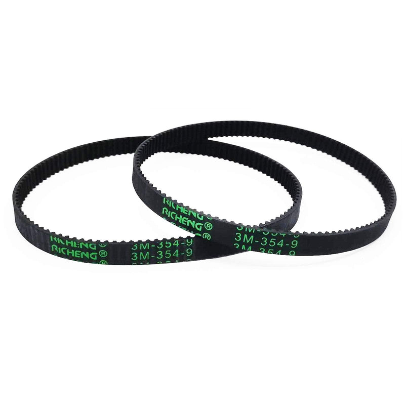 5 Inch Rubber Sand Belt Conveyor Belt PVC Conveyor Belt Seamless Circular Conveyor Belt 3M-354-9 Belt（2Pcs）