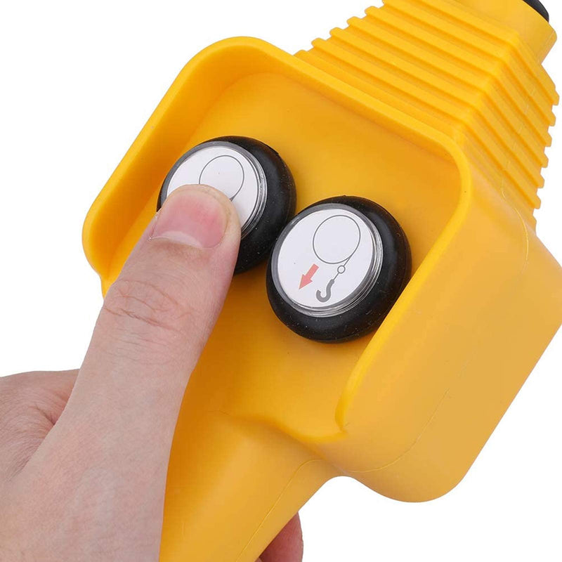 RUGCEL WINCH Winch Hand Control Assembly for Rated Pulling 1500lbs to 5000lbs 12V Electric Winch, Winch Hand-held Control Replacement (Yellow) Yellow