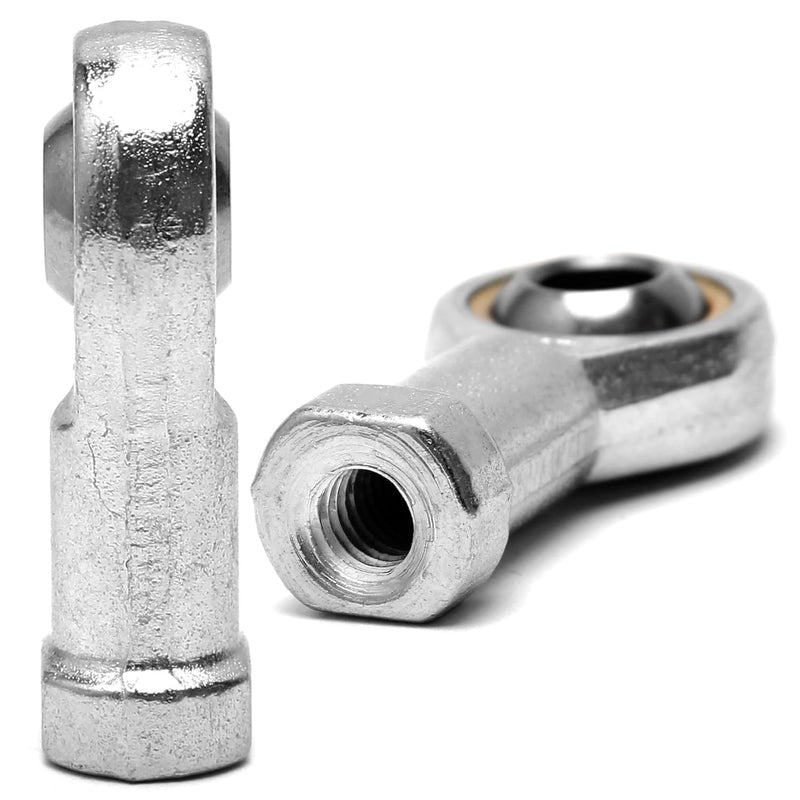 Othmro 2Pcs SI8T/K Rod End Ball Bearings Bearing Steel Self-Lubricating Rod End Joint Bearing 8mm M8 Female Thread Connector Joint Bearing Right Hand Rod End Bearing CNC Equipment with Jam Nut
