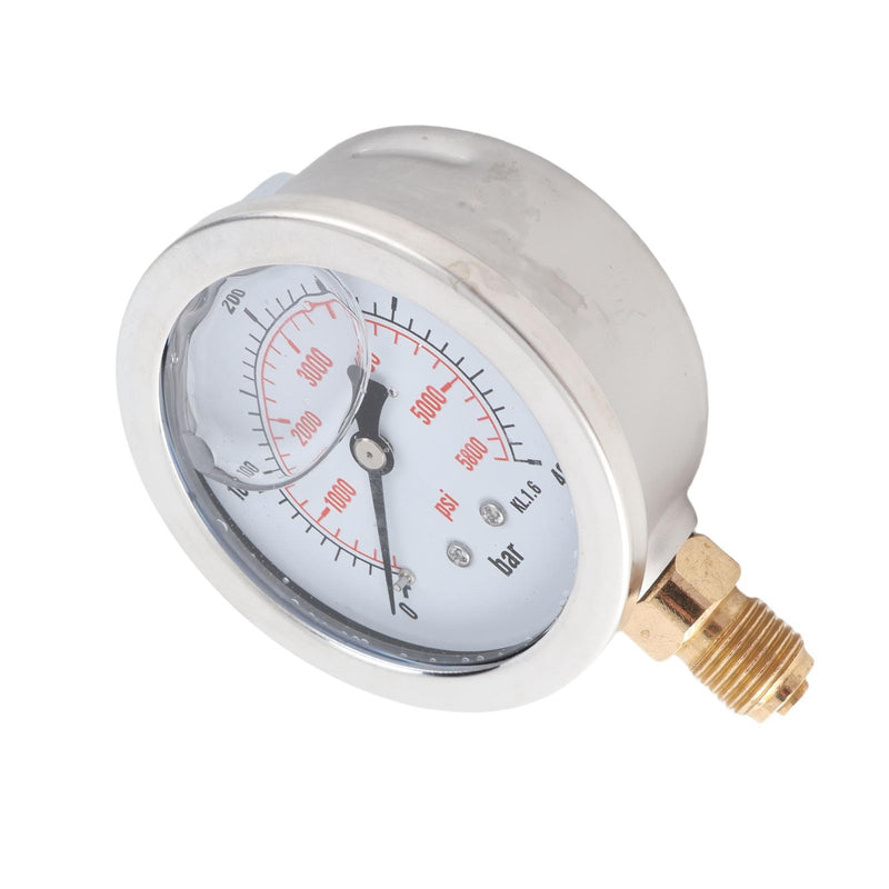 Fdit 0-400BAR 0-5800PSI G1/4 63mm Dial Hydraulic Pressure Meter High