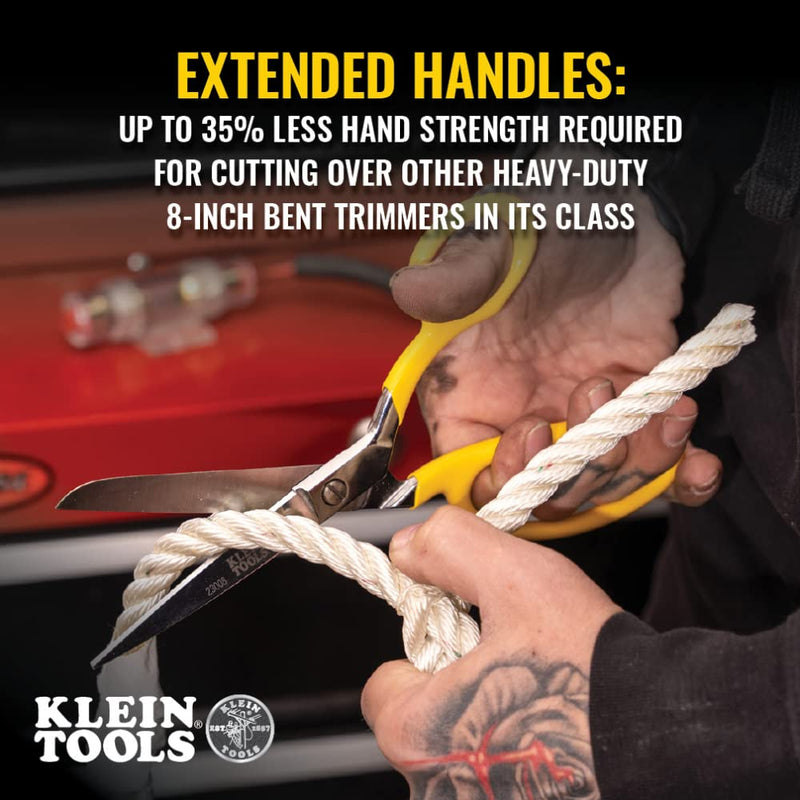 Klein Tools 23008 Premium Forged Heavy Duty Scissors, Made in USA, Multipurpose Durable Household Scissors, 8-Inch 8 Inch