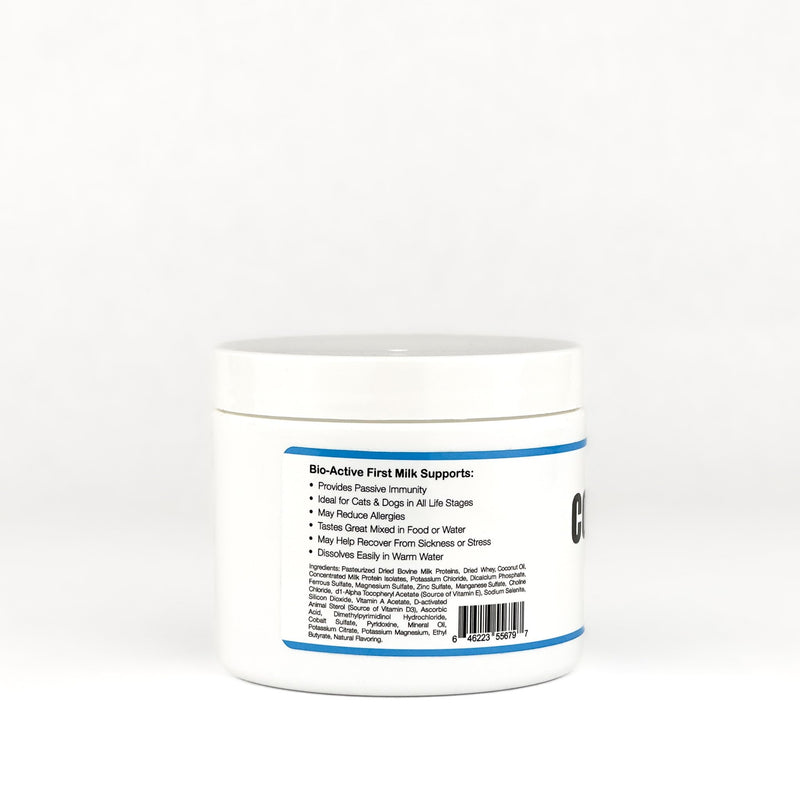Bio-Active Bovine Colostrum for Dogs, Cats, Puppies, Kittens & Pets - Daily Colostrum Powder Supplement 40g (80 Servings) - PawsPlanet Australia