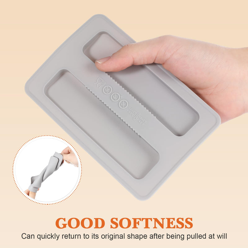 CALLARON Toaster Cover 2 Slice Toaster Dust Cover Silicone Bread Machine Cover Kitchen Bread Maker Lid Reusable Top Cover for Bread Sandwich Machine 6.17x4.13inch
