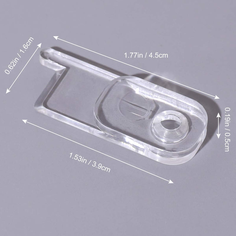 YLOVAN Toggle Switch Plate Cover Guard 10 Pack Clear - Security, Circuit and Child Protection for Indoor/Outdoor Wall Plate Covers