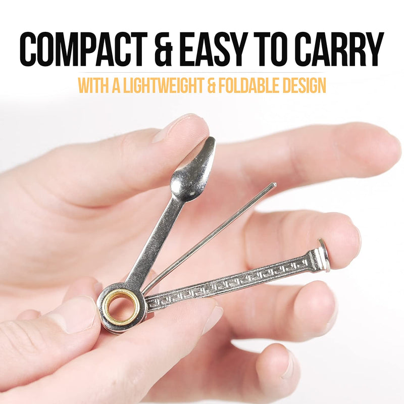 100% Authentic Czech Stainless Steel 3 in 1 Pipe Tool Cleaner - Pipe Reamer Tamper Pokers Tool