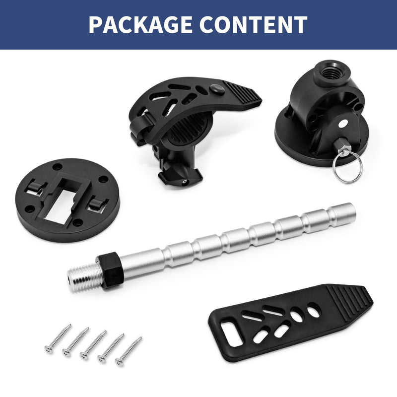 Acelane Trolling Motor Stabilizer Mount Support Compatible with Minn kota Terrova/Riptide Terrova/Ulterra/Riptide Ulterra/PowerDrive, with Installation Screws
