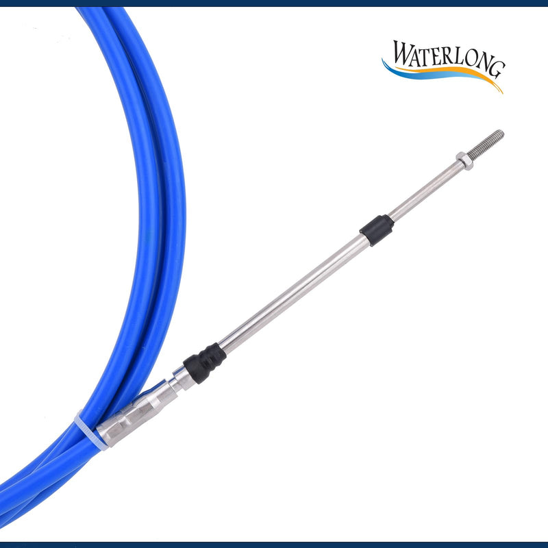 Boat Throttle Control Cable 12 Feet Outboard Rotary Steering Cable for Most Single Station Boats