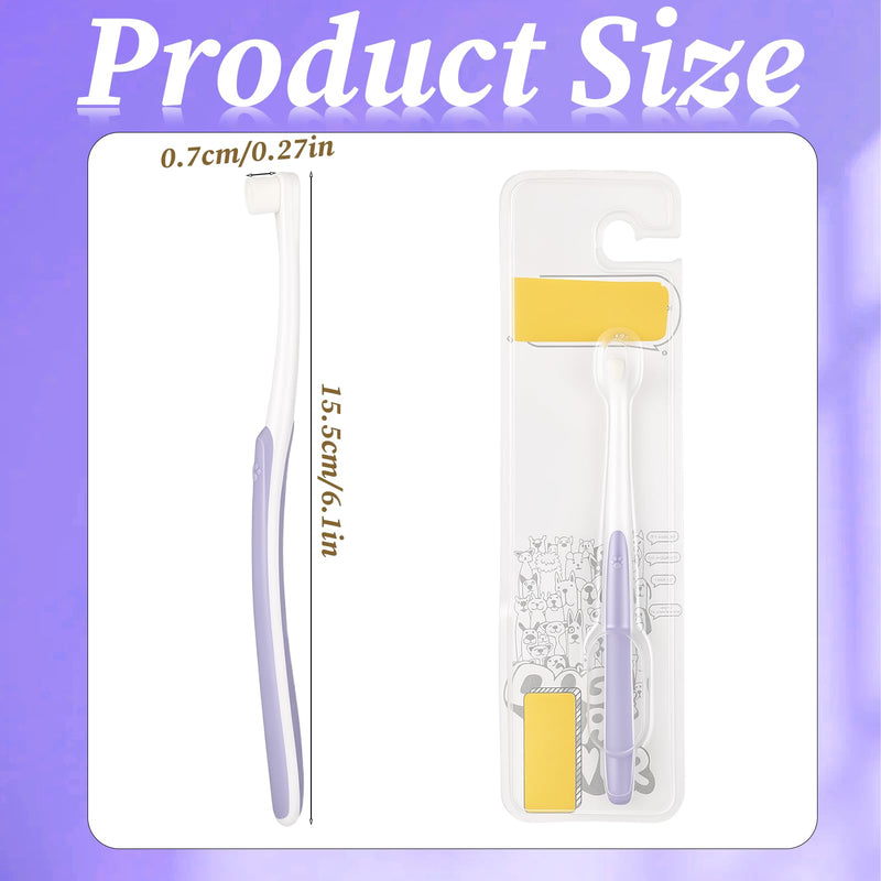 Soft cat Toothbrush Kitten Toothbrush for Cats Pet Toothbrushes Gentle Oral Care Tool for KittenDogTiny to Medium Pet