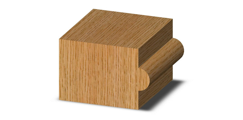 Whiteside Router Bits 1429 Half Round Bit with 3/32-Inch Radius 1/2-Inch Cutting Length