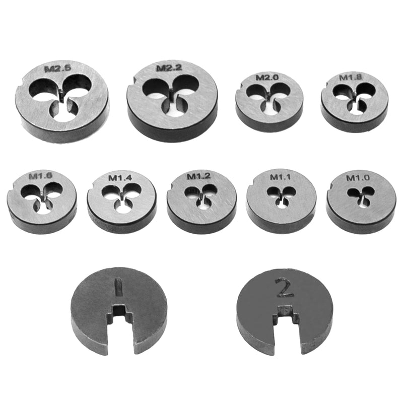 31pcs Mini Tap and Die Set, Tap & Die Sets M1 to M2.5, Thread Repair Kits for Threading Internal and External Threads, U7V-9PB-MX3394